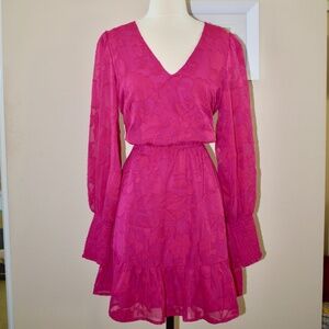 EVEREVE HAILEY FIT & FLARE MINI DRESS